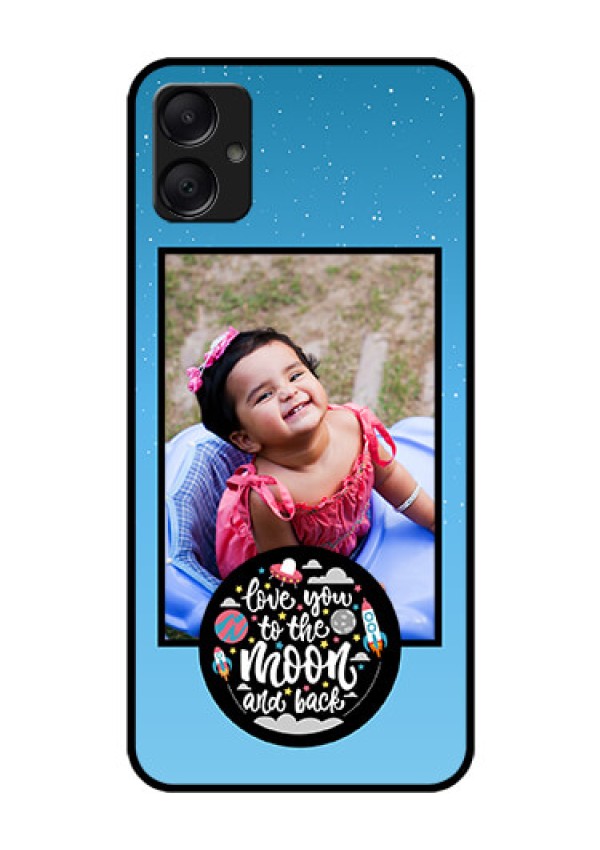 Galaxy M05 Custom Glass Phone Case - Wave Pattern Colorful Design