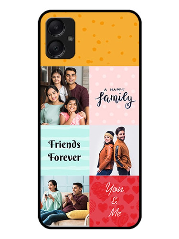 Custom Galaxy M05 Custom Glass Phone Case - Images With Quotes Design