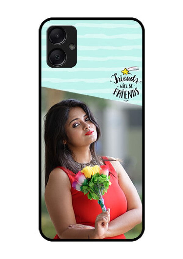 Galaxy M05 Custom Glass Phone Case - Friends Picture Icon Design