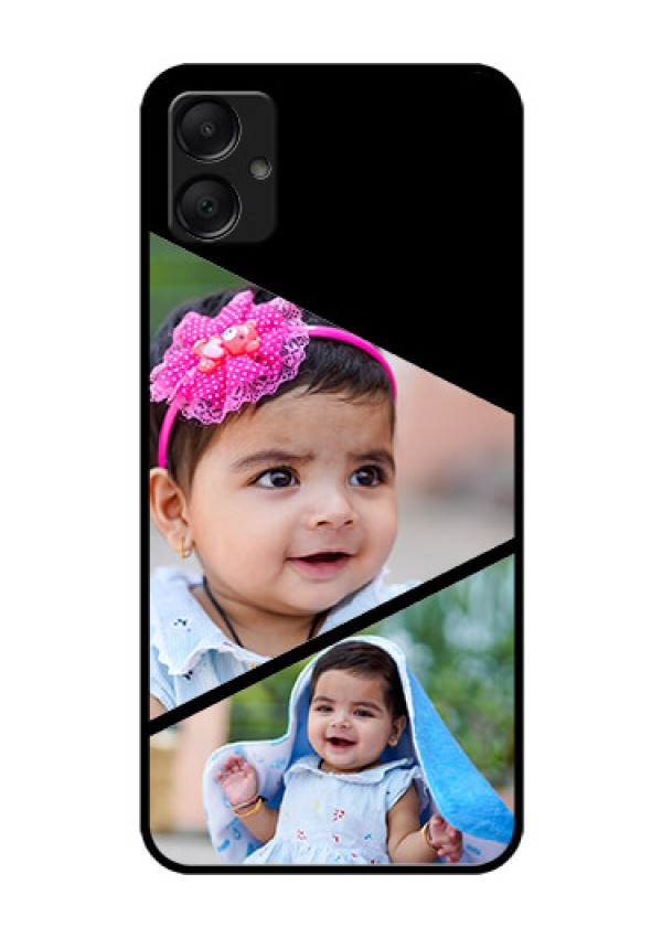 Galaxy M05 Custom Glass Phone Case - Semi Cut Design