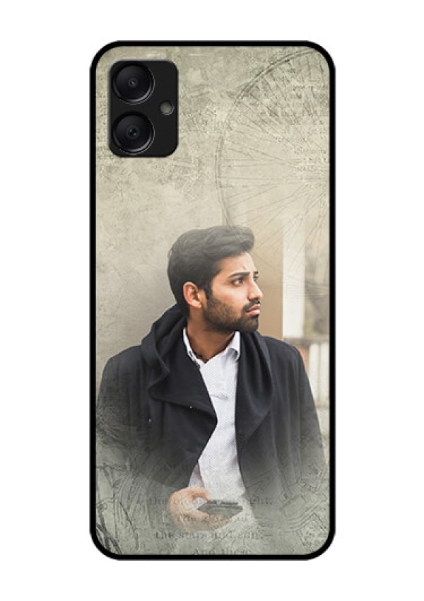 Galaxy M05 Custom Glass Phone Case - With Vintage Design
