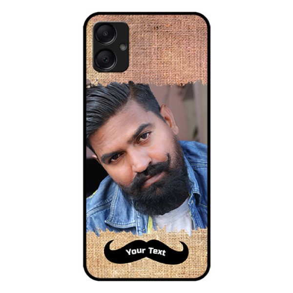 Galaxy M05 Custom Glass Phone Case - With Texture Design