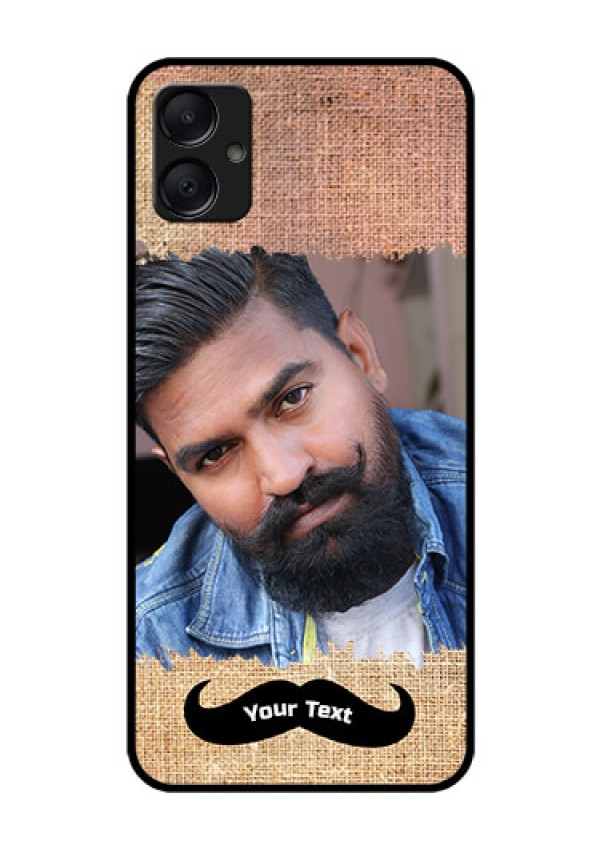 Galaxy M05 Custom Glass Phone Case - With Texture Design