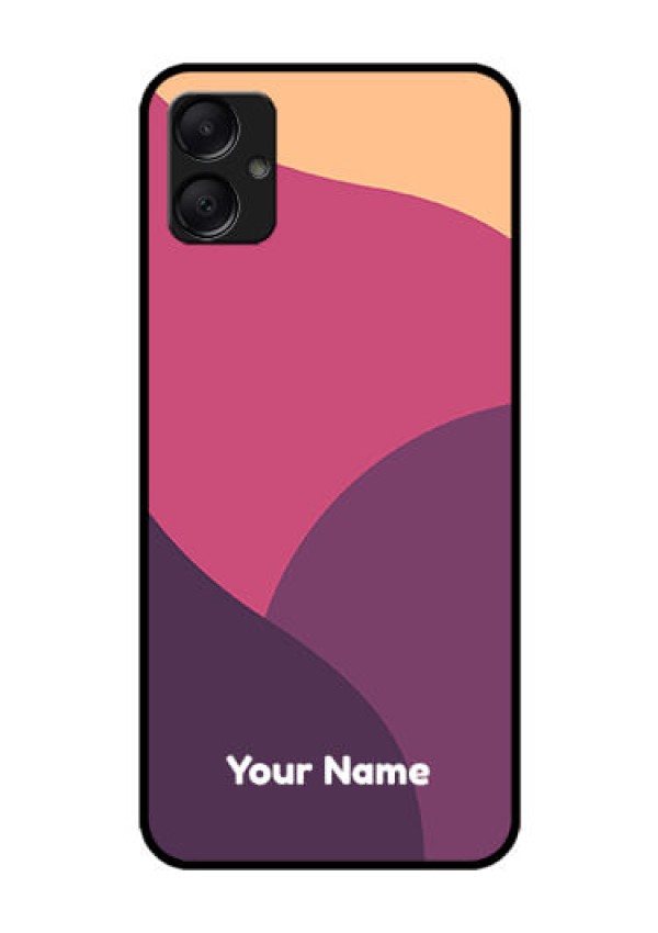 Galaxy M05 Custom Glass Phone Case - Mixed Multi - Colour Abstract Art Design
