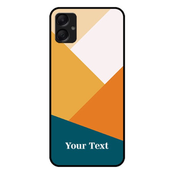 Galaxy M05 Custom Glass Phone Case - Stacked Multi - Colour Design Galaxy M05 Custom Glass Phone Case - Stacked Multi - Colour Design