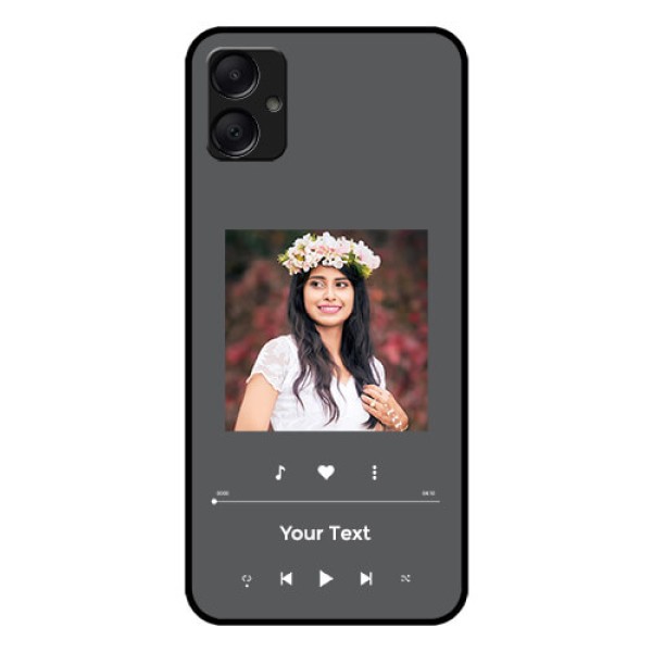 Galaxy M05 Custom Glass Phone Case - Play The Music Design