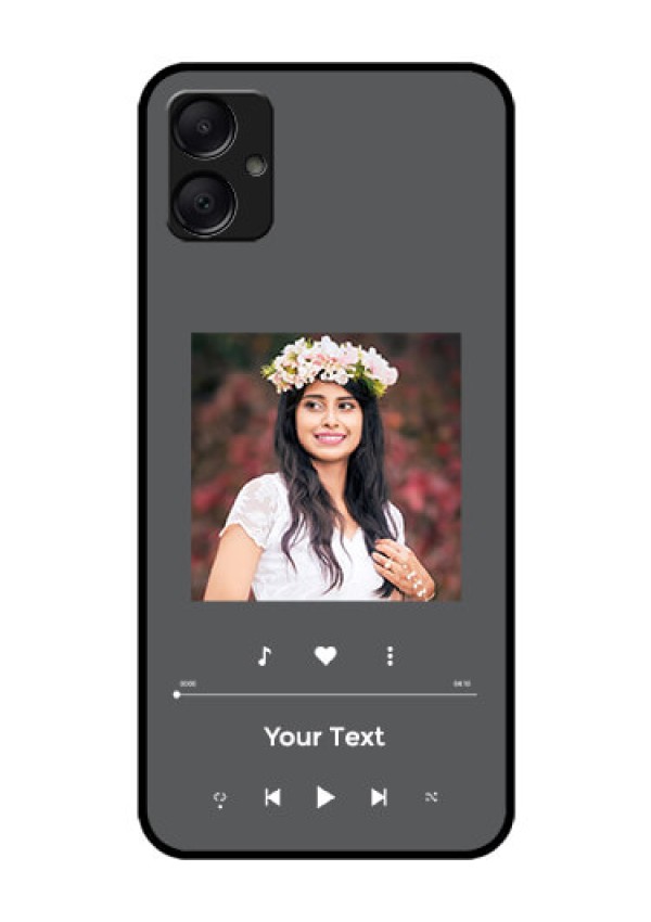 Galaxy M05 Custom Glass Phone Case - Play The Music Design