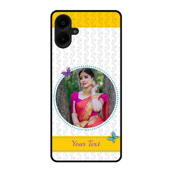 Galaxy M06 Custom Glass Phone Case - Girls Premium Case Design
