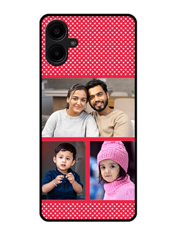 Custom Galaxy M06 Custom Glass Phone Case - Bulk Photo Upload Design