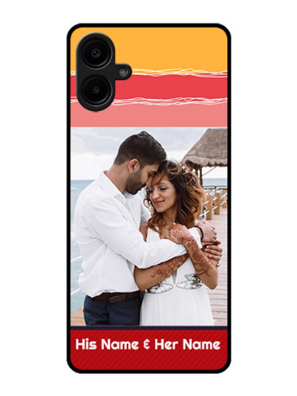 Custom Galaxy M06 Custom Glass Phone Case - Colorful Case Design