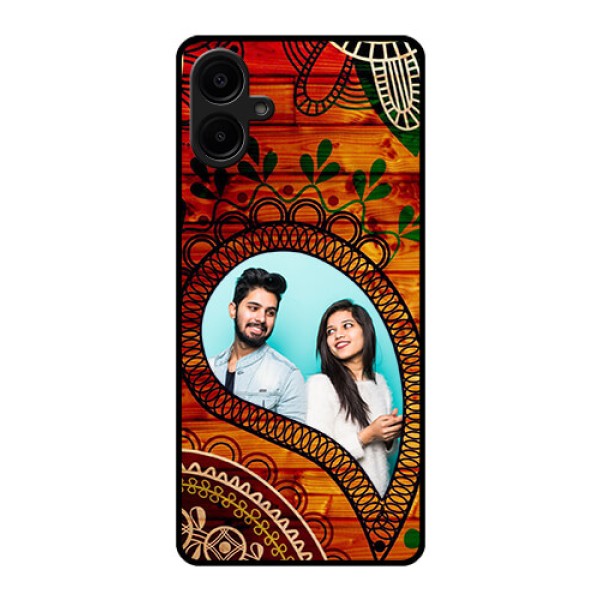 Galaxy M06 Custom Glass Phone Case - Abstract Colorful Design