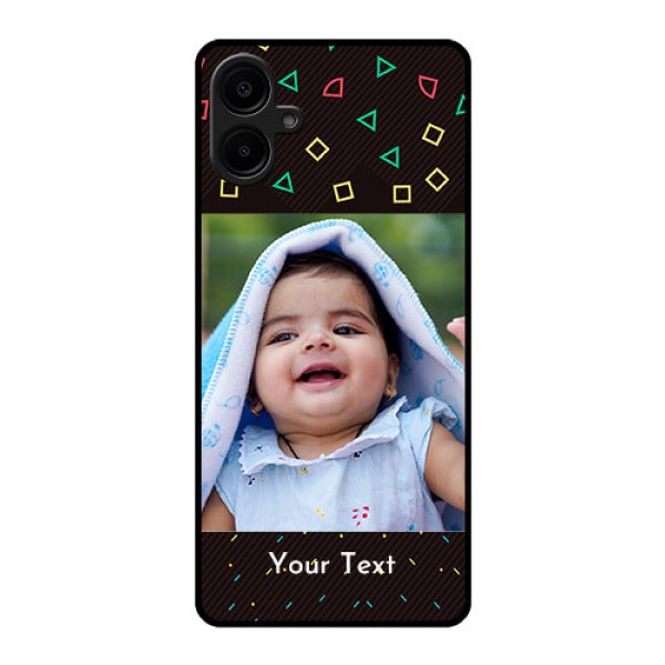 Galaxy M06 Custom Glass Phone Case - With Confetti Birthday Design Galaxy M06 Custom Glass Phone Case - With Confetti Birthday Design