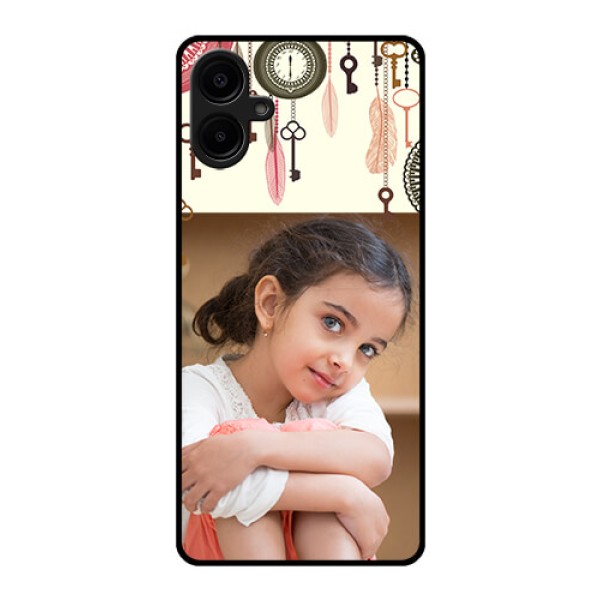 Galaxy M06 Custom Glass Phone Case - Boho Style Design