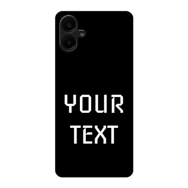 Galaxy M06 Custom Glass Phone Case - Your Name Design