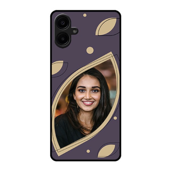Galaxy M06 Custom Glass Phone Case - Falling Leaf Design