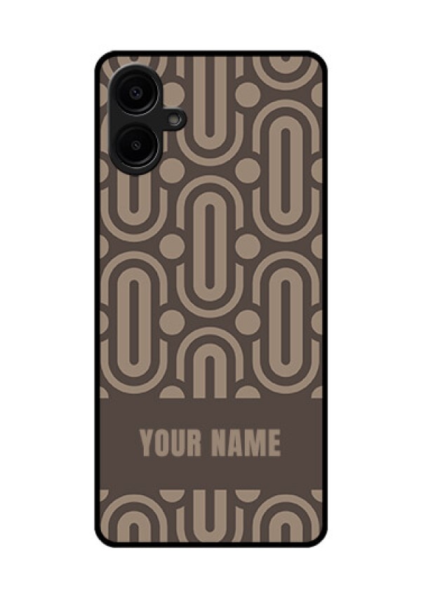 Galaxy M06 Custom Glass Phone Case - Captivating Zero Pattern Design