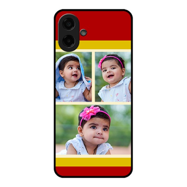 Samsung Galaxy M07 Custom Glass Phone Case - Multiple Pic Upload Design Samsung Galaxy M07 Custom Glass Phone Case - Multiple Pic Upload Design
