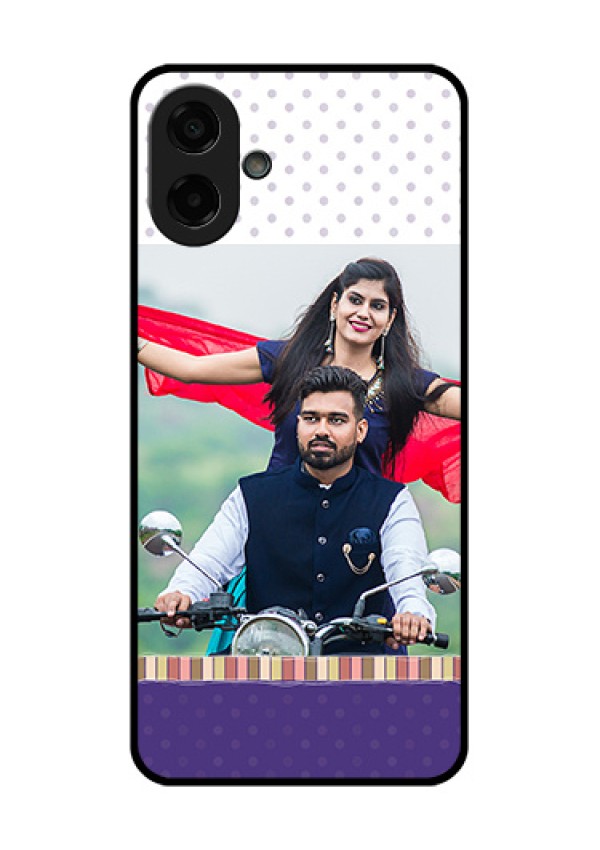 Samsung Galaxy M07 Custom Glass Phone Case - Cute Family Design