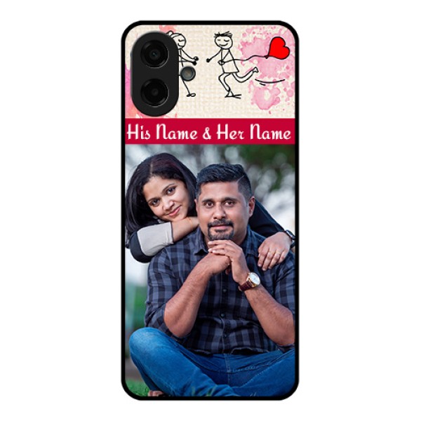 Samsung Galaxy M07 Custom Glass Phone Case - You And Me Case Design