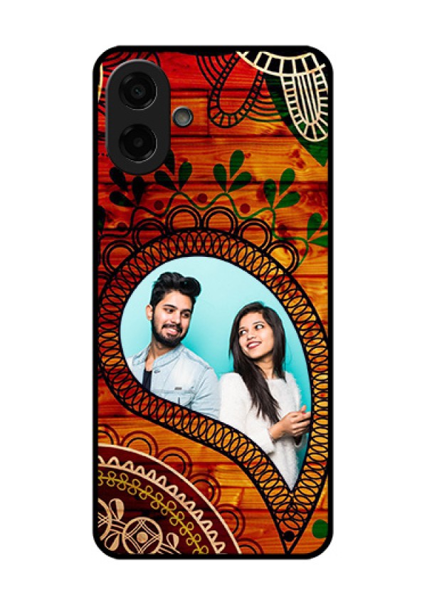 Samsung Galaxy M07 Custom Glass Phone Case - Abstract Colorful Design