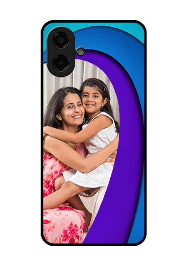 Samsung Galaxy M07 Custom Glass Phone Case - Simple Pattern Design