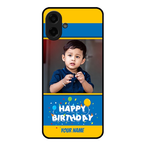 Samsung Galaxy M07 Custom Glass Phone Case - Birthday Wishes Design Samsung Galaxy M07 Custom Glass Phone Case - Birthday Wishes Design