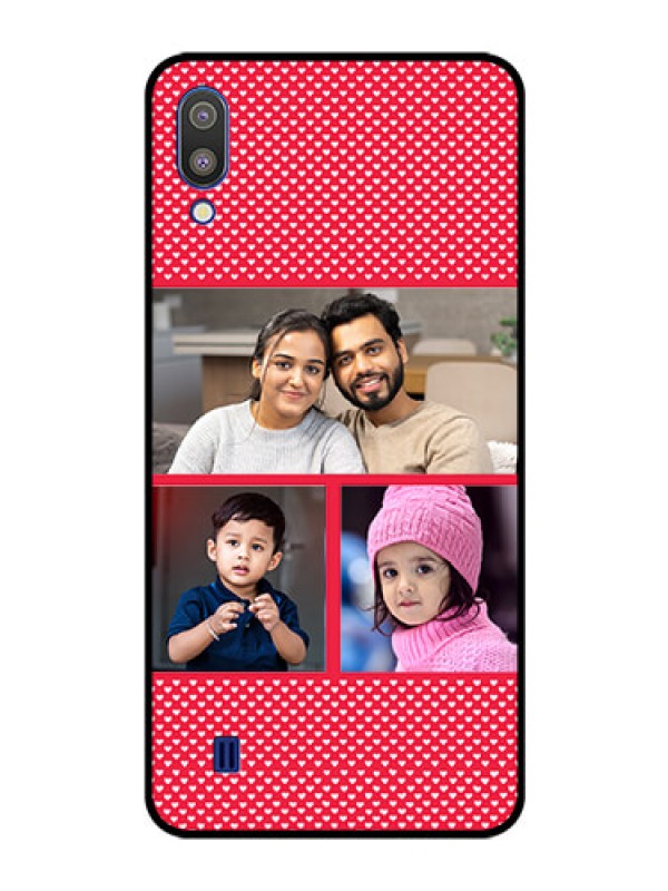 Custom Galaxy M10 Personalized Glass Phone Case - Bulk Pic Upload Design
