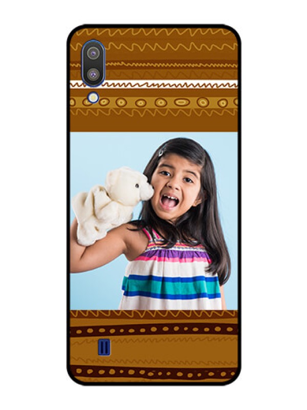 Custom Galaxy M10 Custom Glass Phone Case - Friends Picture Upload Design 
