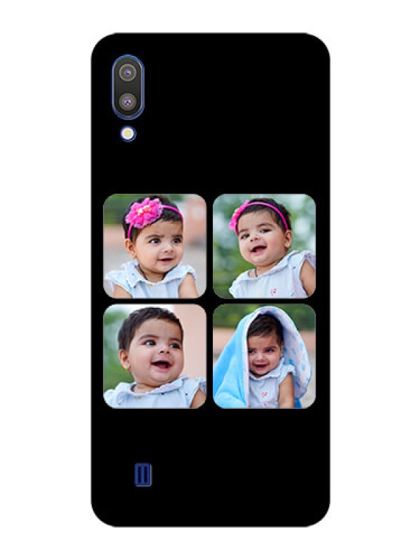 Custom Galaxy M10 Photo Printing on Glass Case - Multiple Pictures Design