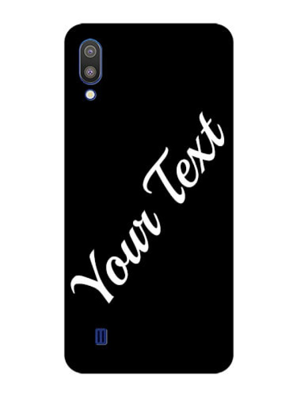 Custom Galaxy M10 Custom Glass Mobile Cover with Your Name