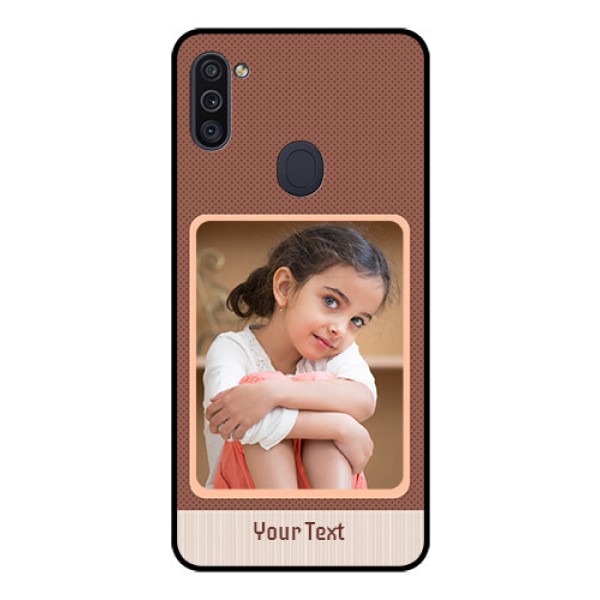 Galaxy M11 Custom Glass Phone Case - Simple Pic Upload Design Galaxy M11 Custom Glass Phone Case - Simple Pic Upload Design