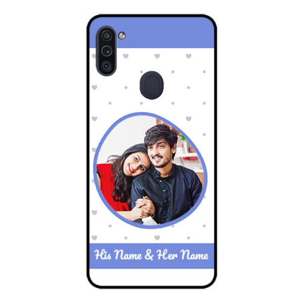 Galaxy M11 Photo Printing on Glass Case - Premium Case Design