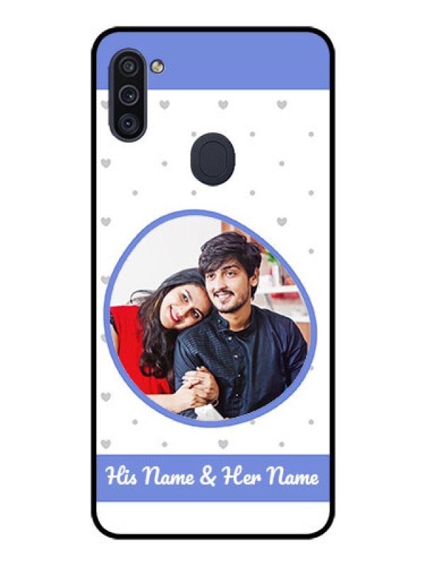 Custom Galaxy M11 Photo Printing on Glass Case - Premium Case Design