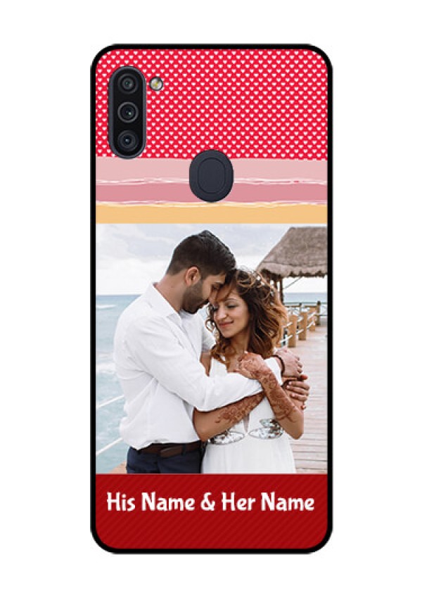 Galaxy M11 Custom Glass Mobile Case - Premium Case Design