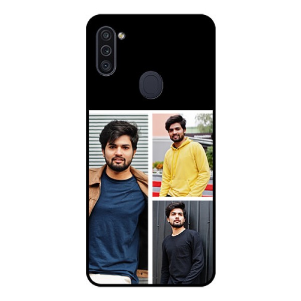 Galaxy M11 Photo Printing on Glass Case - Upload Multiple Picture Design Galaxy M11 Photo Printing on Glass Case - Upload Multiple Picture Design