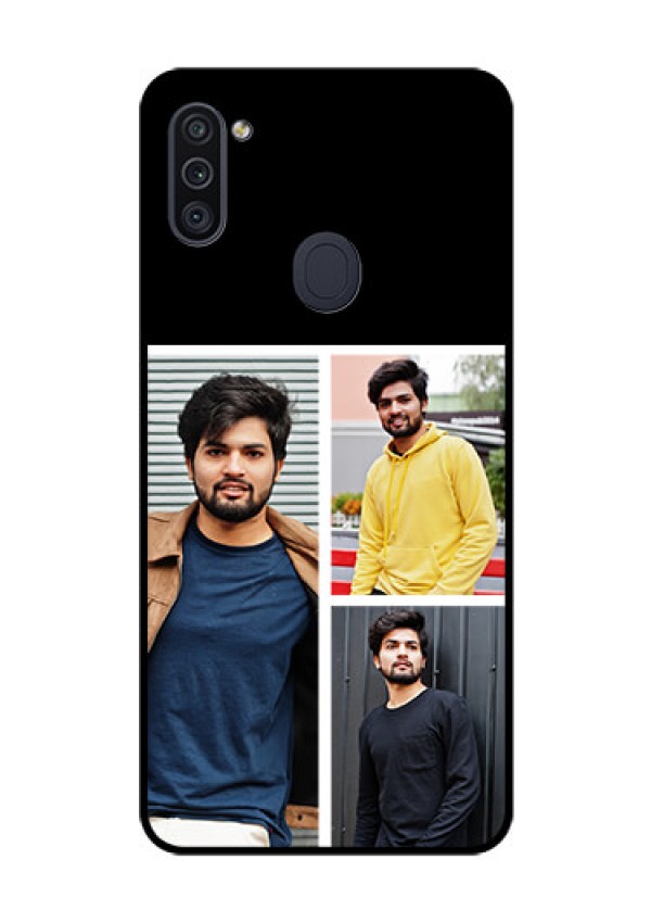 Galaxy M11 Photo Printing on Glass Case - Upload Multiple Picture Design