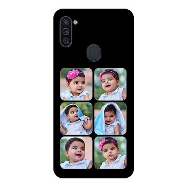 Galaxy M11 Photo Printing on Glass Case - Multiple Pictures Design