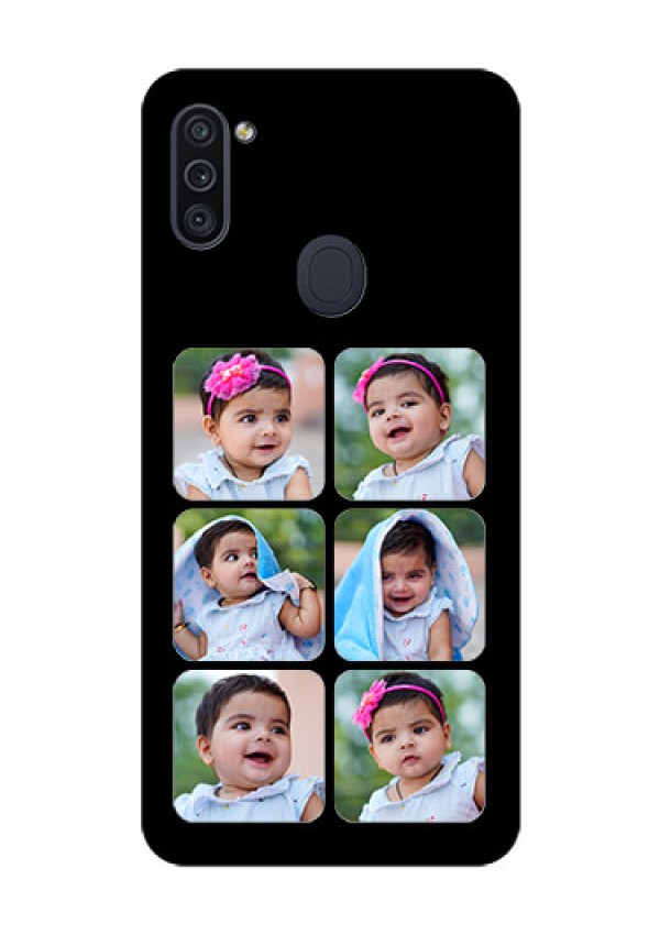 Galaxy M11 Photo Printing on Glass Case - Multiple Pictures Design
