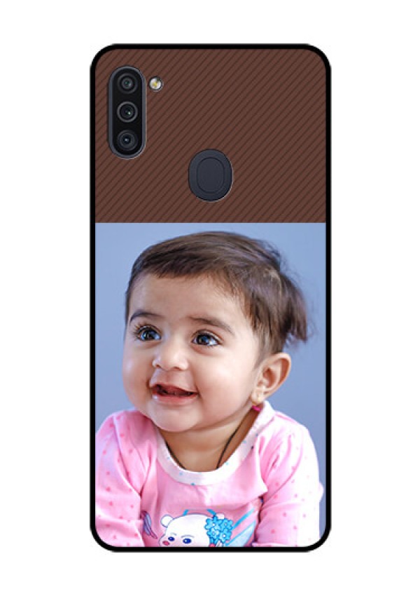 Galaxy M11 Custom Glass Mobile Case - Elegant Case Design