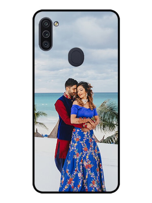 Custom Galaxy M11 Photo Printing on Glass Case - Upload Full Picture Design