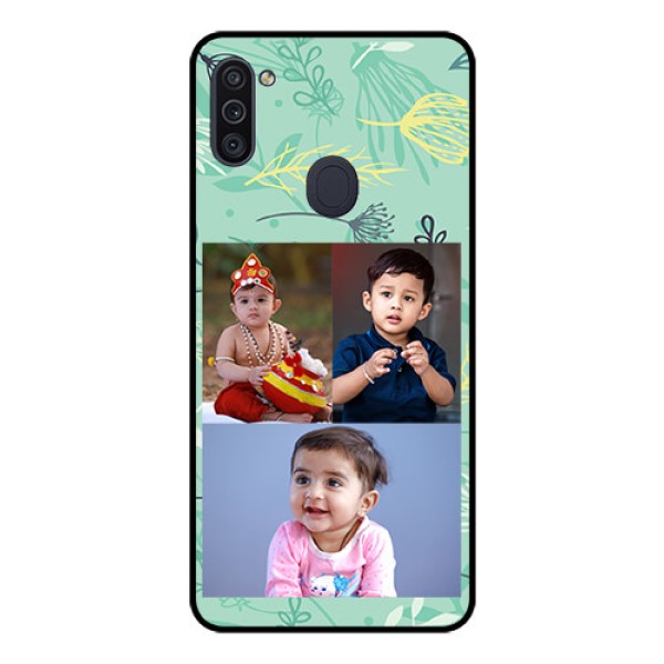Galaxy M11 Photo Printing on Glass Case - Forever Family Design 