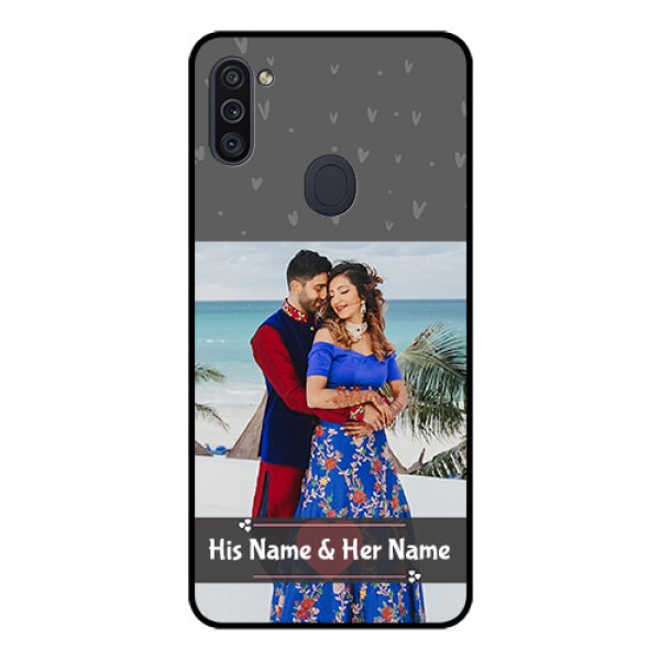 Galaxy M11 Custom Glass Mobile Case - Buy Love Design with Photo Online Galaxy M11 Custom Glass Mobile Case - Buy Love Design with Photo Online