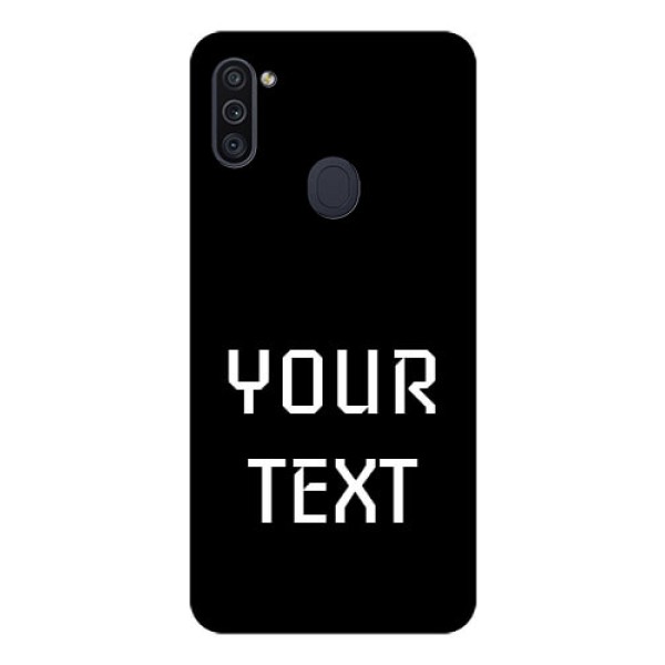 Galaxy M11 Your Name on Glass Phone Case