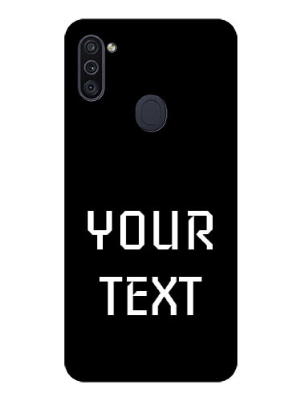 Custom Galaxy M11 Your Name on Glass Phone Case