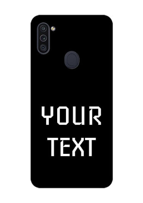 Galaxy M11 Your Name on Glass Phone Case