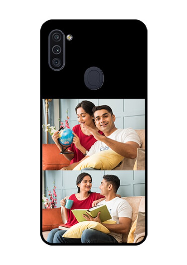 Galaxy M11 2 Images on Glass Phone Cover