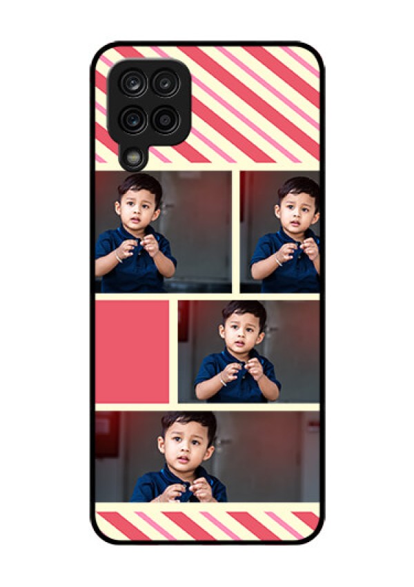 Galaxy M12 Personalized Glass Phone Case - Picture Upload Mobile Case Design