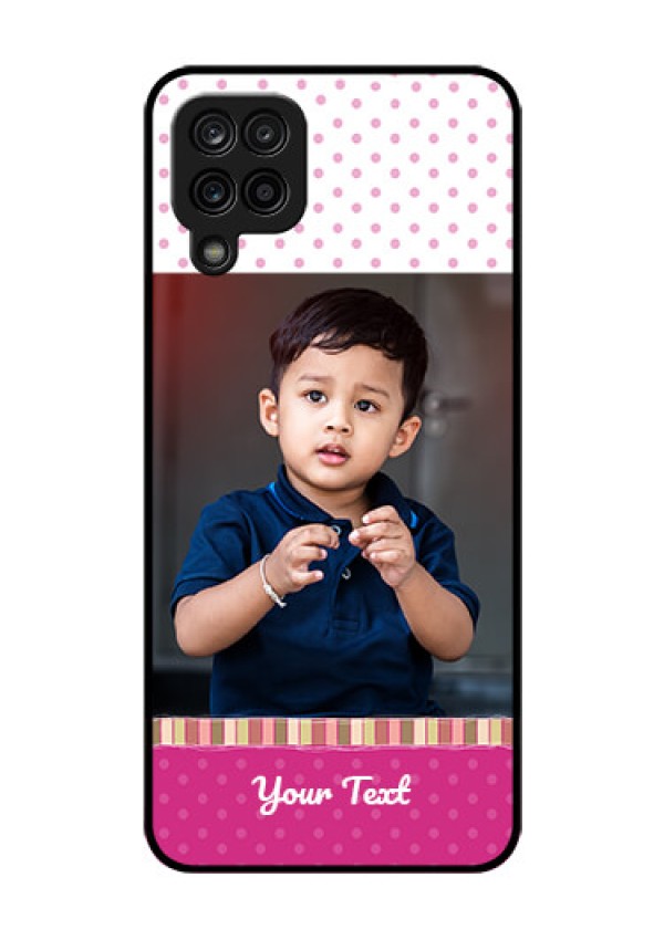 Galaxy M12 Photo Printing on Glass Case - Cute Girls Cover Design