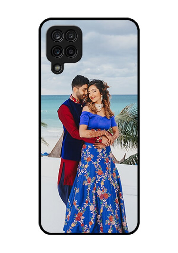 Galaxy M12 Photo Printing on Glass Case - Upload Full Picture Design