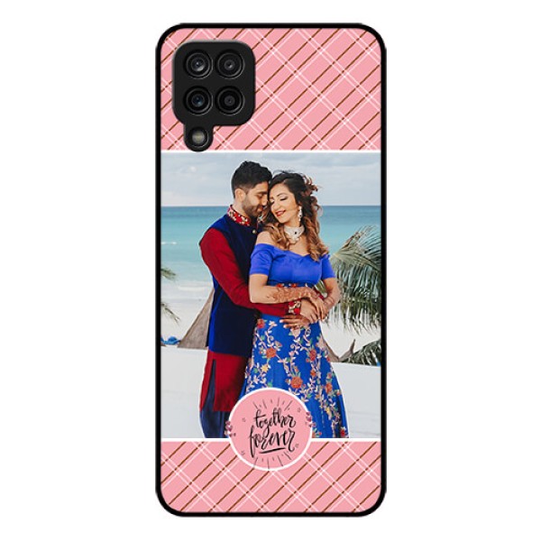 Galaxy M12 Personalized Glass Phone Case - Together Forever Design Galaxy M12 Personalized Glass Phone Case - Together Forever Design
